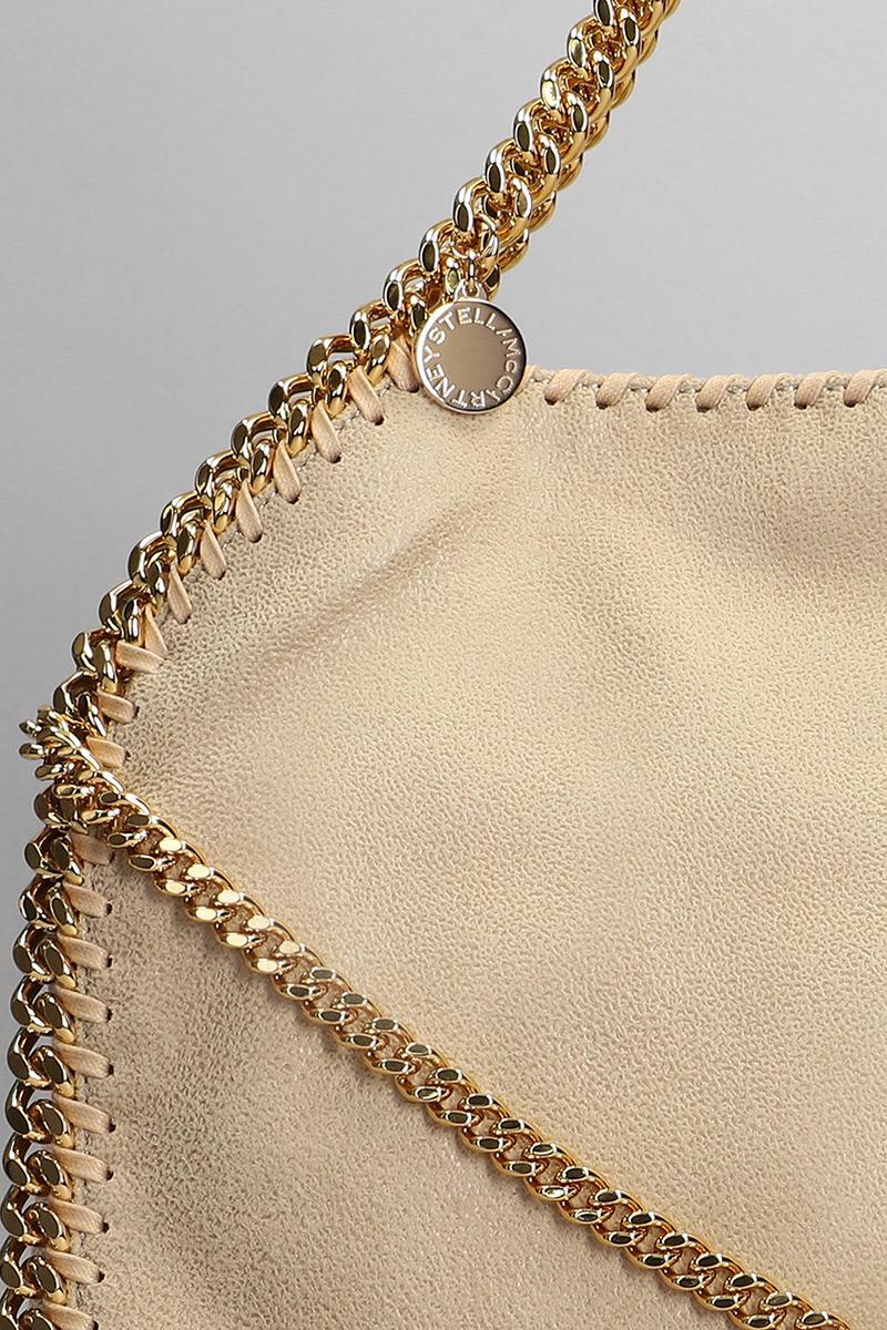 Deliberti Stella McCartney Borsa A Spalla Falabella In Poliestere Beige Cod. 317369 - Deliberti The Luxury Shopping