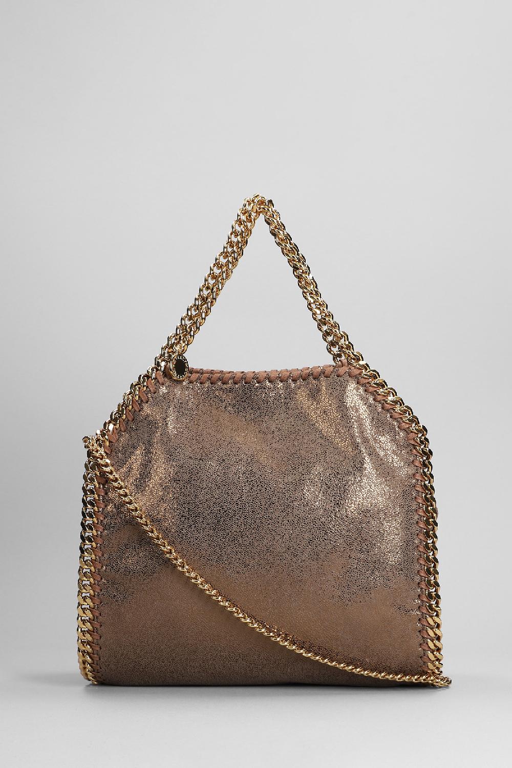 Deliberti Stella McCartney Borsa a spalla falabella in poliestere marrone cod. 391569 - Deliberti The Luxury Shopping
