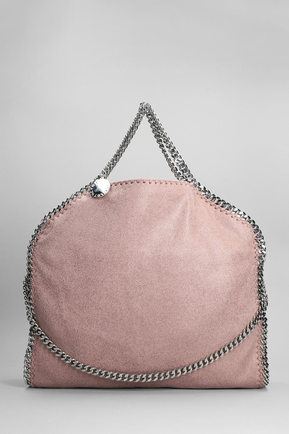 Deliberti Stella McCartney Borsa a spalla falabella in poliestere rosa cod. 391561 - Deliberti The Luxury Shopping