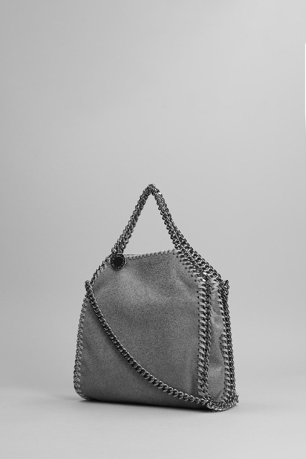 Deliberti Stella McCartney Borsa A Spalla Falabella In Poliestere Grigio Cod. 369689 - Deliberti The Luxury Shopping