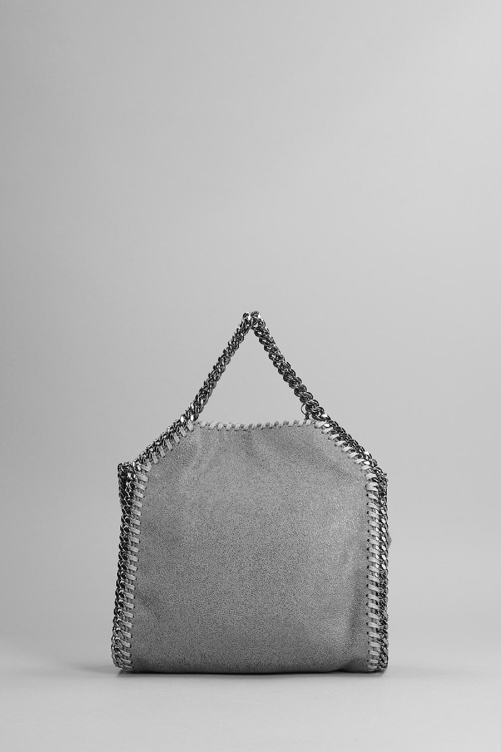 Deliberti Stella McCartney Borsa A Spalla Falabella In Poliestere Grigio Cod. 369689 - Deliberti The Luxury Shopping