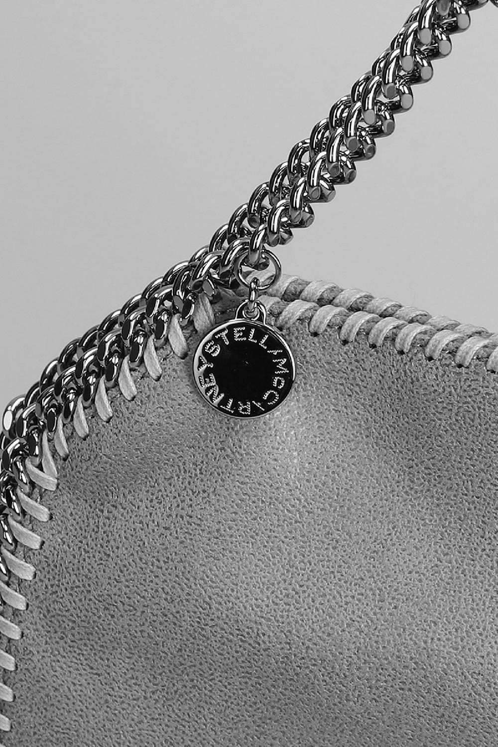 Deliberti Stella McCartney Borsa A Spalla Falabella In Poliestere Grigio Cod. 369689 - Deliberti The Luxury Shopping