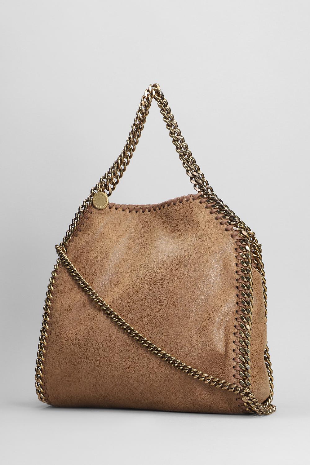 Deliberti Stella McCartney Borsa A Spalla Falabella In Poliestere Marrone Cod. 401830 - Deliberti The Luxury Shopping