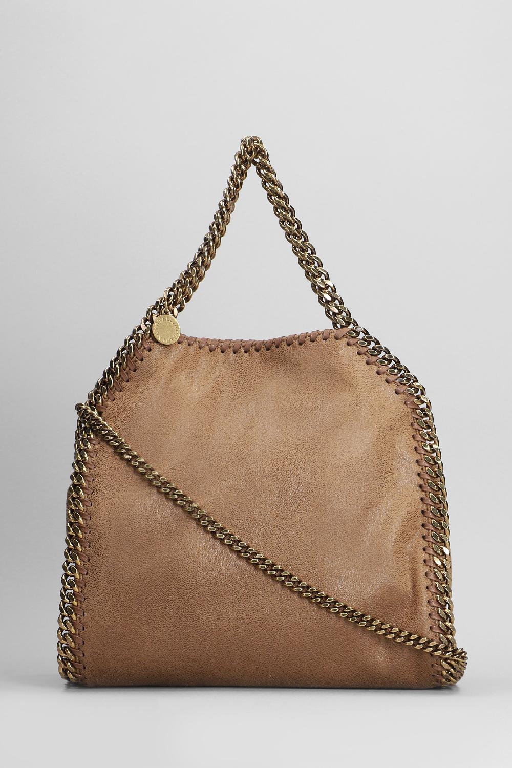 Deliberti Stella McCartney Borsa a spalla falabella in poliestere marrone cod. 401830 - Deliberti The Luxury Shopping
