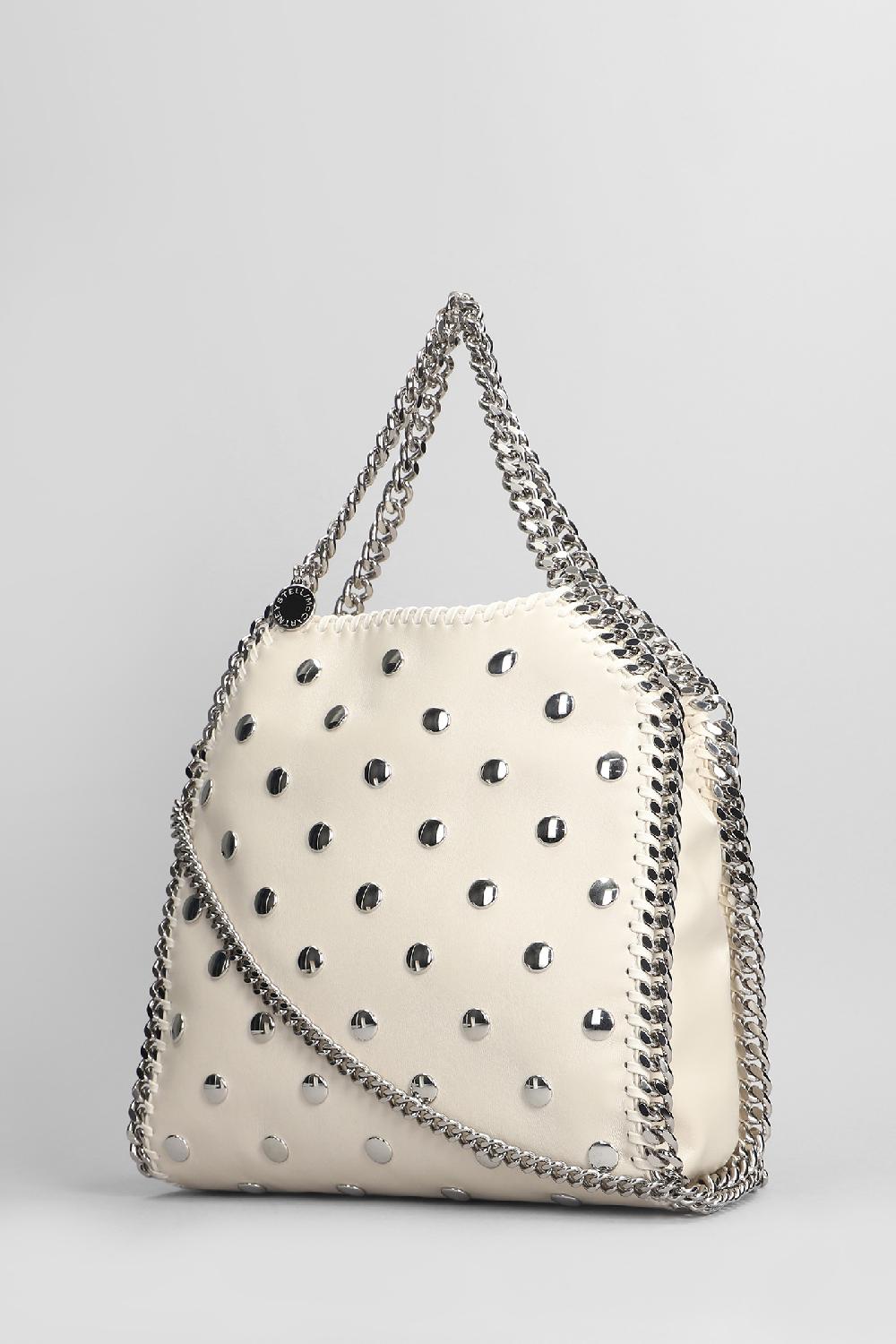 Deliberti Stella McCartney Borsa A Spalla Falabella In Poliestere Bianco Cod. 402916 - Deliberti The Luxury Shopping