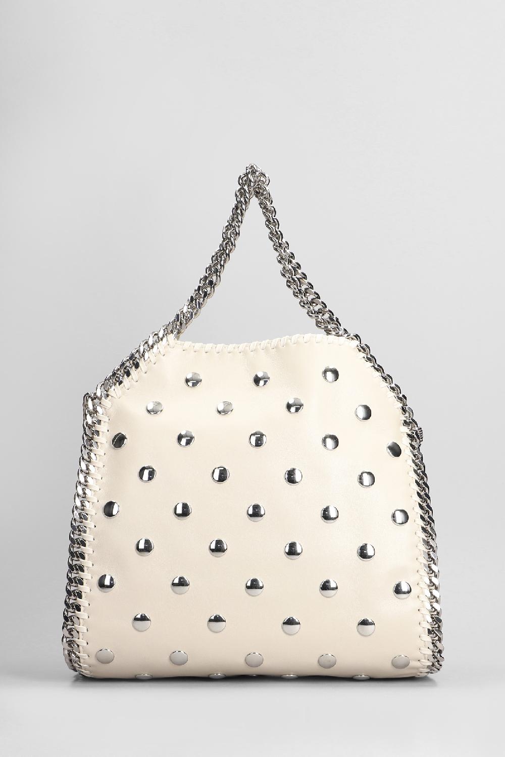Deliberti Stella McCartney Borsa A Spalla Falabella In Poliestere Bianco Cod. 402916 - Deliberti The Luxury Shopping