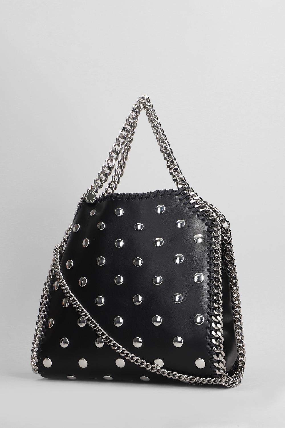 Deliberti Stella McCartney Borsa A Spalla Falabella In Poliestere Nero Cod. 402917 - Deliberti The Luxury Shopping