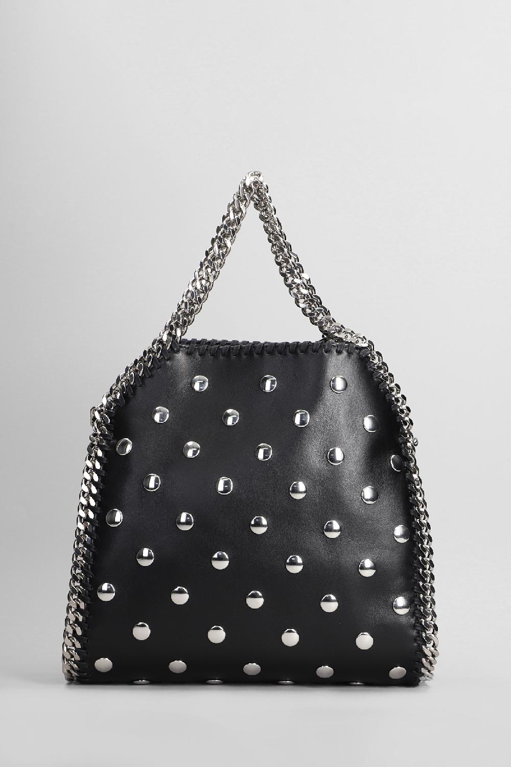 Deliberti Stella McCartney Borsa A Spalla Falabella In Poliestere Nero Cod. 402917 - Deliberti The Luxury Shopping