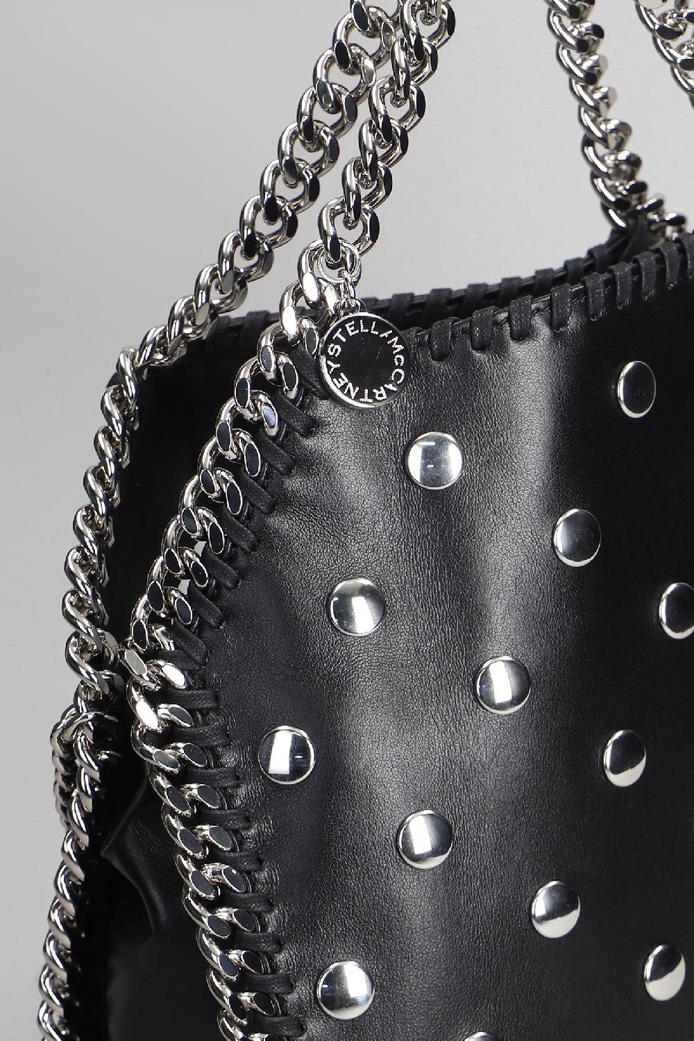 Deliberti Stella McCartney Borsa A Spalla Falabella In Poliestere Nero Cod. 402917 - Deliberti The Luxury Shopping