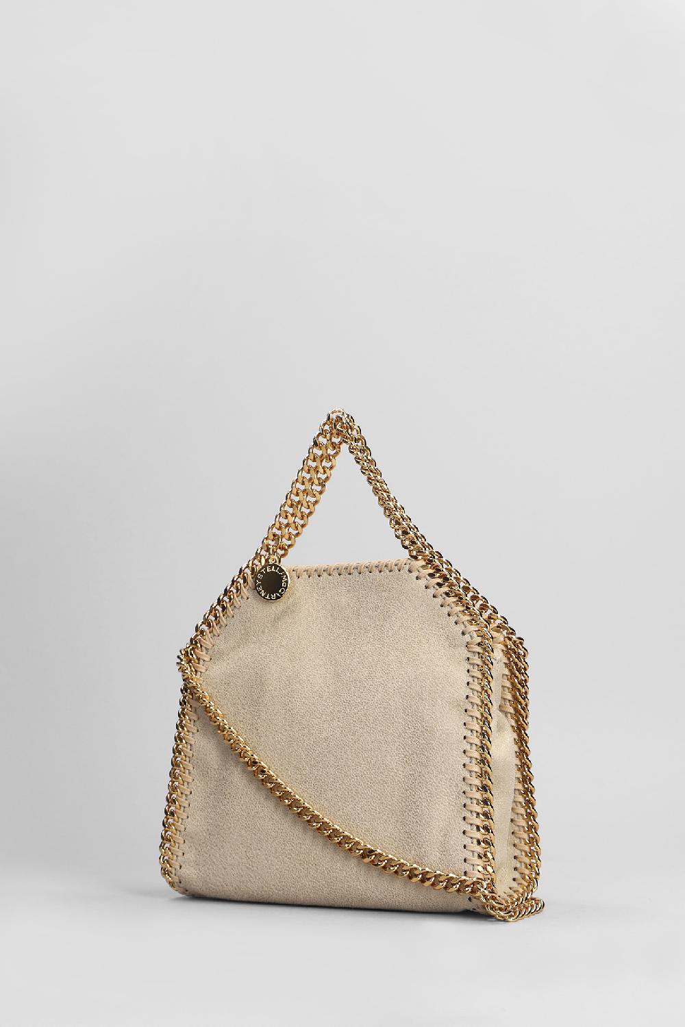 Deliberti Stella McCartney Borsa A Spalla Falabella In Poliestere Beige Cod. 402922 - Deliberti The Luxury Shopping