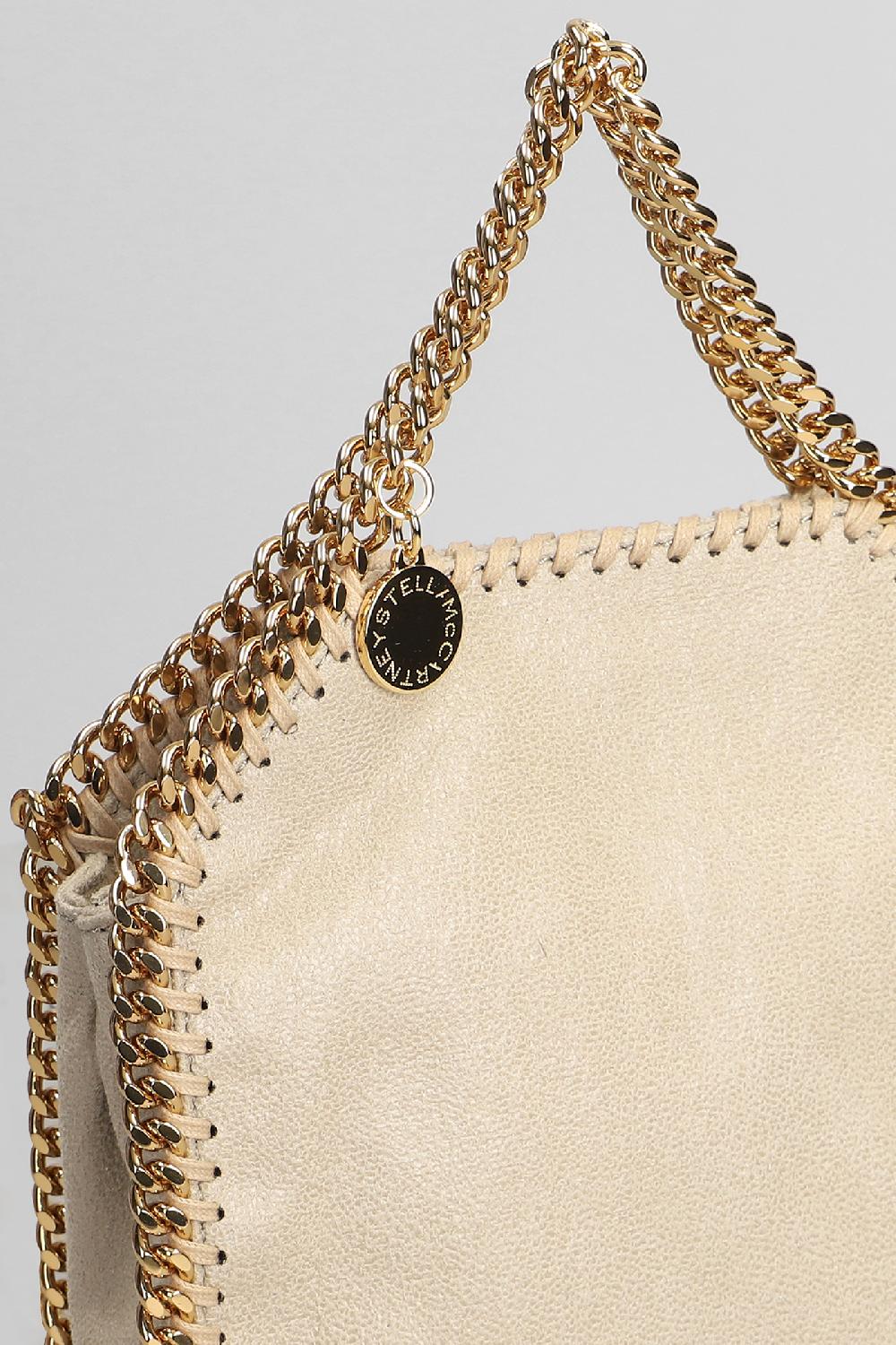 Deliberti Stella McCartney Borsa A Spalla Falabella In Poliestere Beige Cod. 402922 - Deliberti The Luxury Shopping