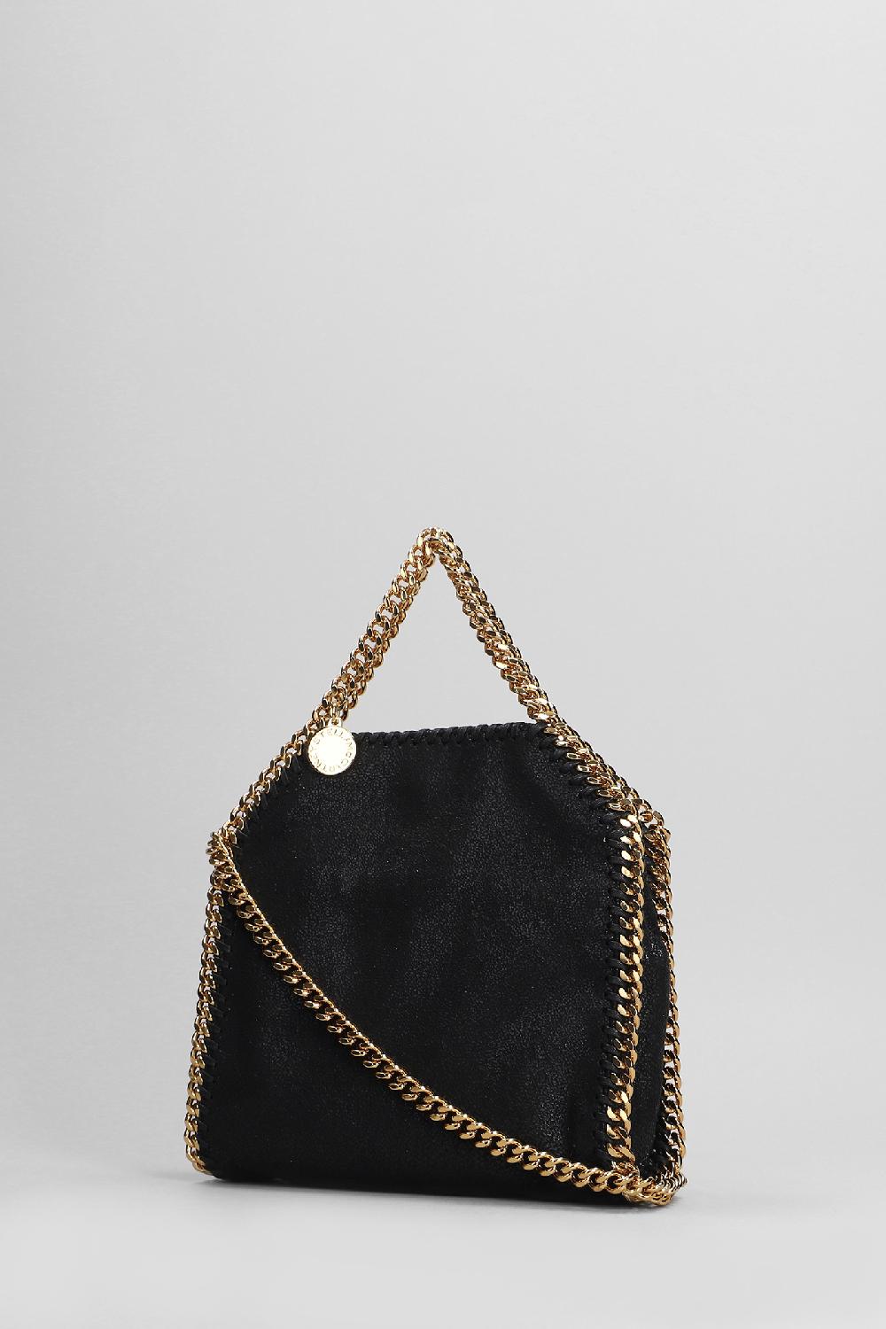 Deliberti Stella McCartney Borsa A Spalla Falabella In Poliestere Nero Cod. 402924 - Deliberti The Luxury Shopping