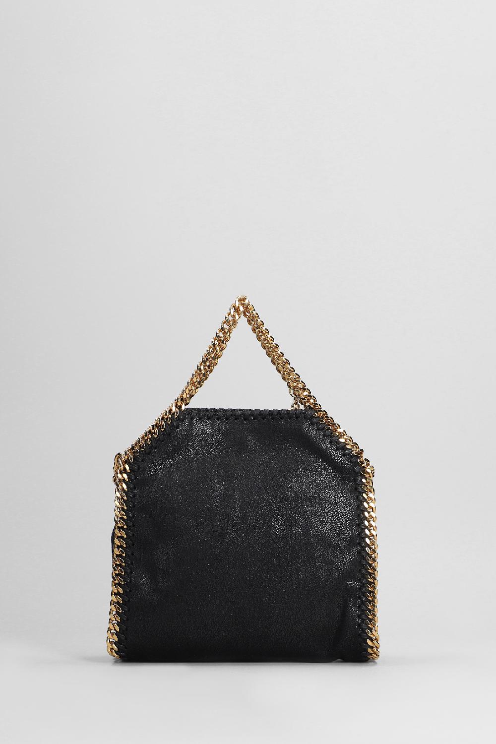 Deliberti Stella McCartney Borsa A Spalla Falabella In Poliestere Nero Cod. 402924 - Deliberti The Luxury Shopping