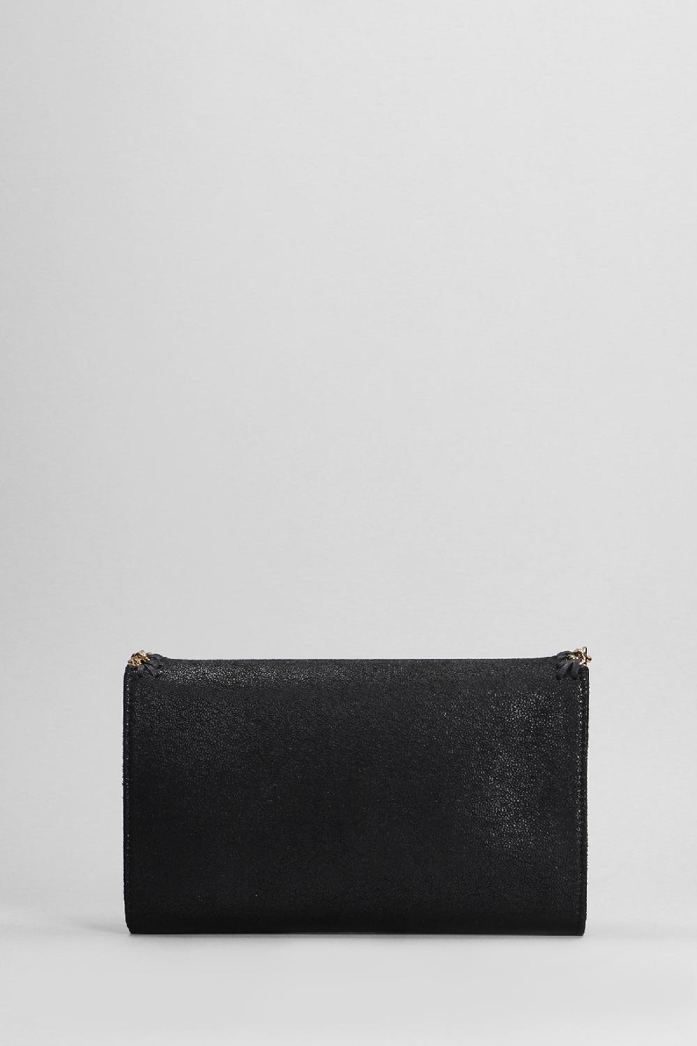 Deliberti Stella McCartney Borsa A Spalla Falabella In Poliestere Nero Cod. 402928 - Deliberti The Luxury Shopping