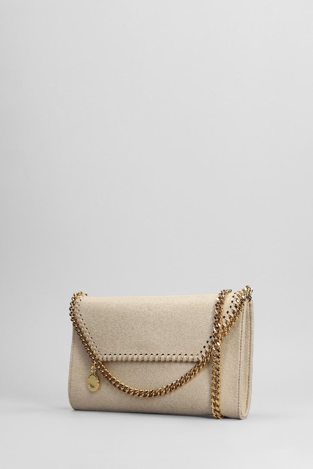 Deliberti Stella McCartney Borsa A Spalla Falabella In Poliestere Beige Cod. 402929 - Deliberti The Luxury Shopping