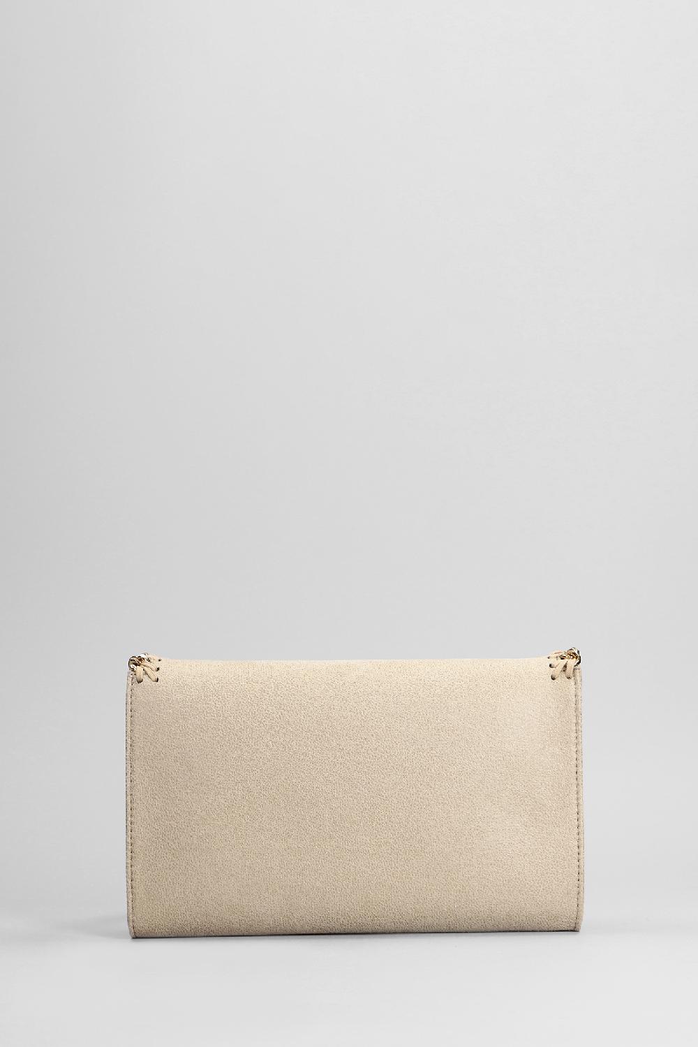 Deliberti Stella McCartney Borsa A Spalla Falabella In Poliestere Beige Cod. 402929 - Deliberti The Luxury Shopping