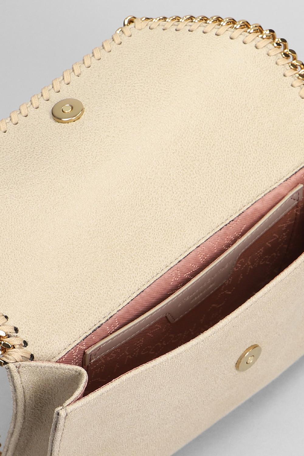 Deliberti Stella McCartney Borsa A Spalla Falabella In Poliestere Beige Cod. 402929 - Deliberti The Luxury Shopping