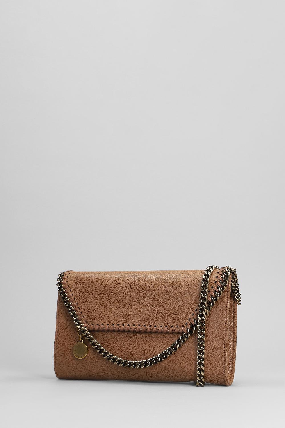 Deliberti Stella McCartney Borsa A Spalla Falabella In Poliestere Marrone Cod. 401626 - Deliberti The Luxury Shopping