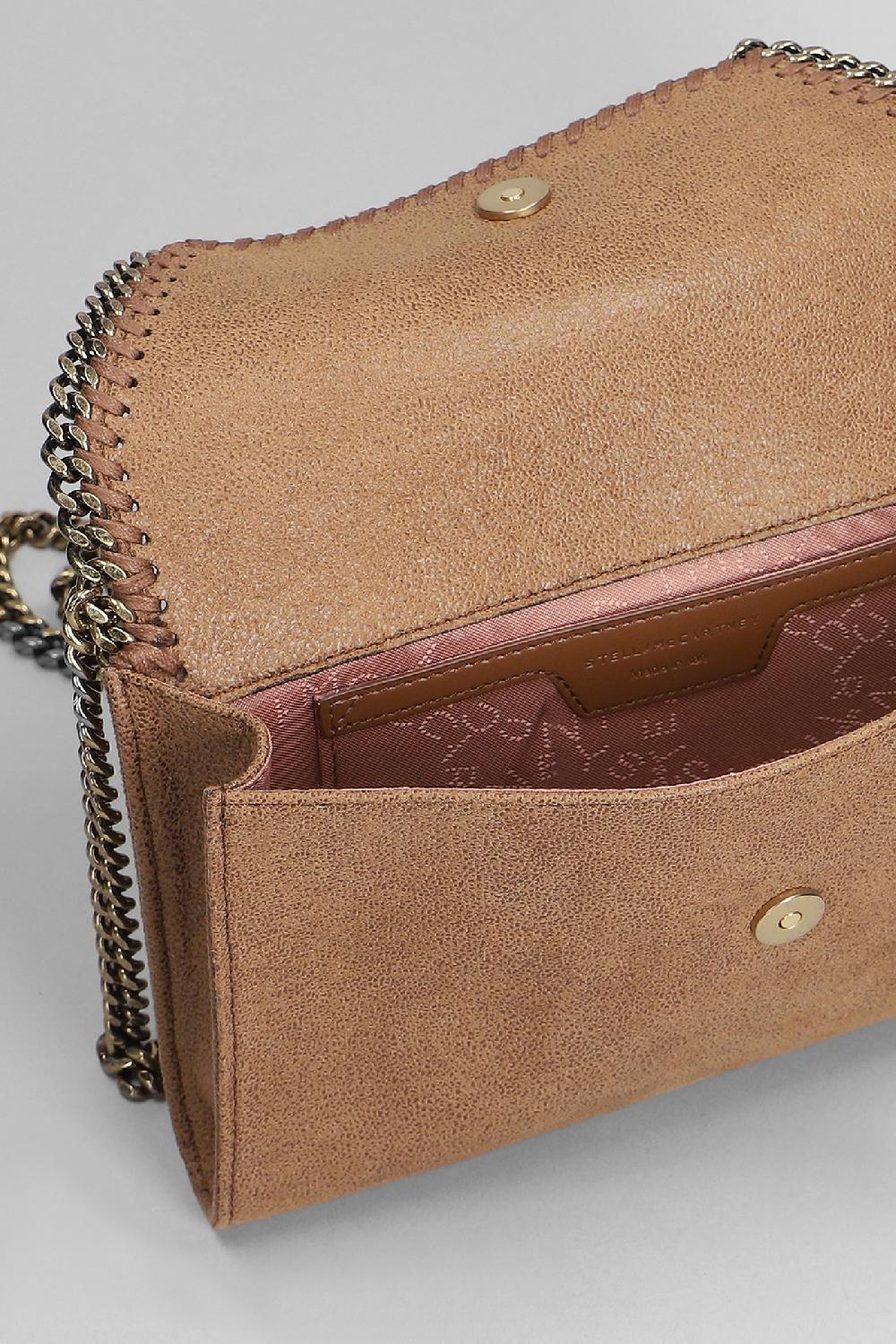 Deliberti Stella McCartney Borsa A Spalla Falabella In Poliestere Marrone Cod. 401626 - Deliberti The Luxury Shopping