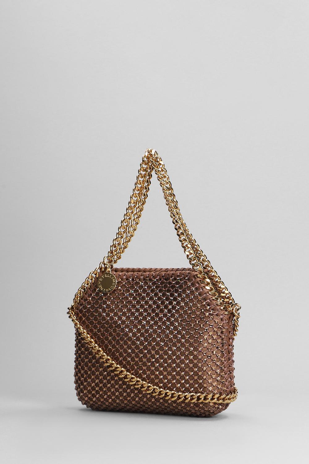 Deliberti Stella McCartney Borsa A Spalla Falabella In Poliestere Marrone Cod. 401627 - Deliberti The Luxury Shopping