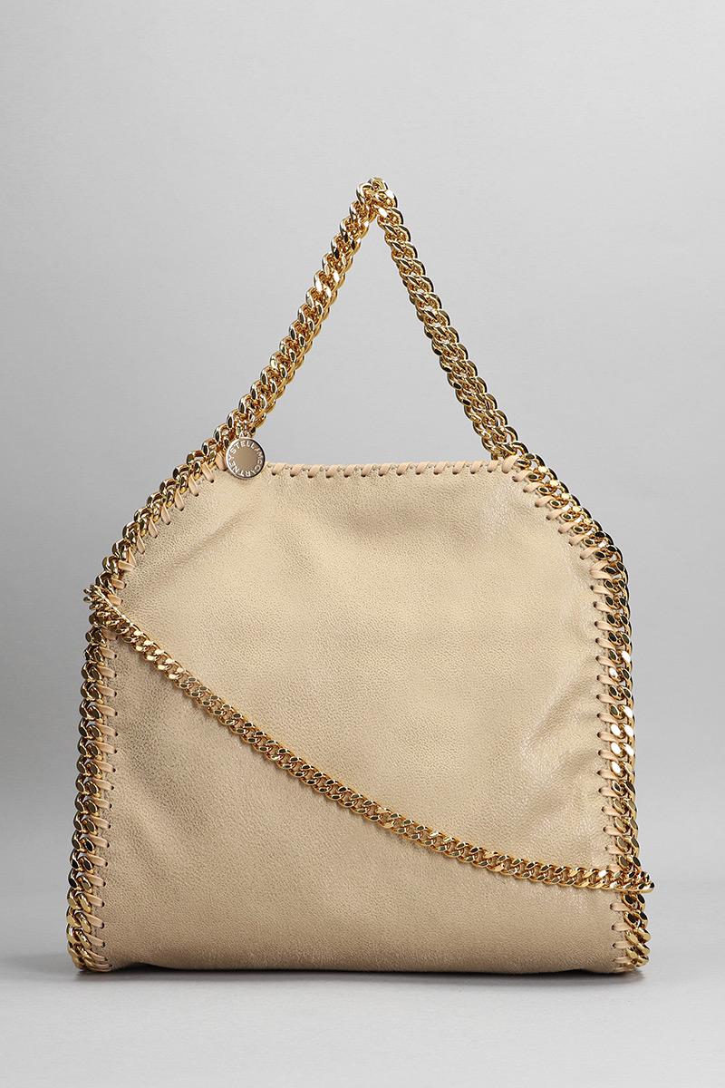 Deliberti Stella McCartney Borsa a spalla falabella in poliestere beige cod. 317369 - Deliberti The Luxury Shopping
