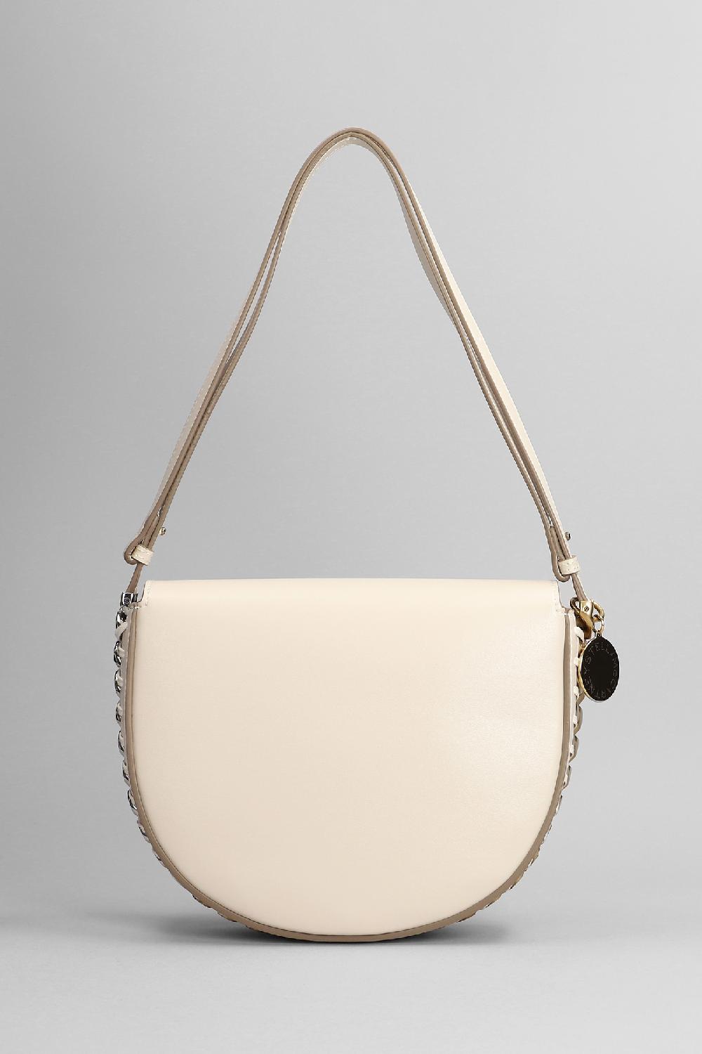 Deliberti Stella McCartney Borsa A Spalla In Ecopelle Beige Cod. 342114 - Deliberti The Luxury Shopping