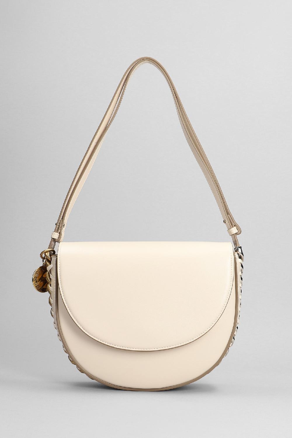 Deliberti Stella McCartney Borsa a spalla in ecopelle beige cod. 342114 - Deliberti The Luxury Shopping