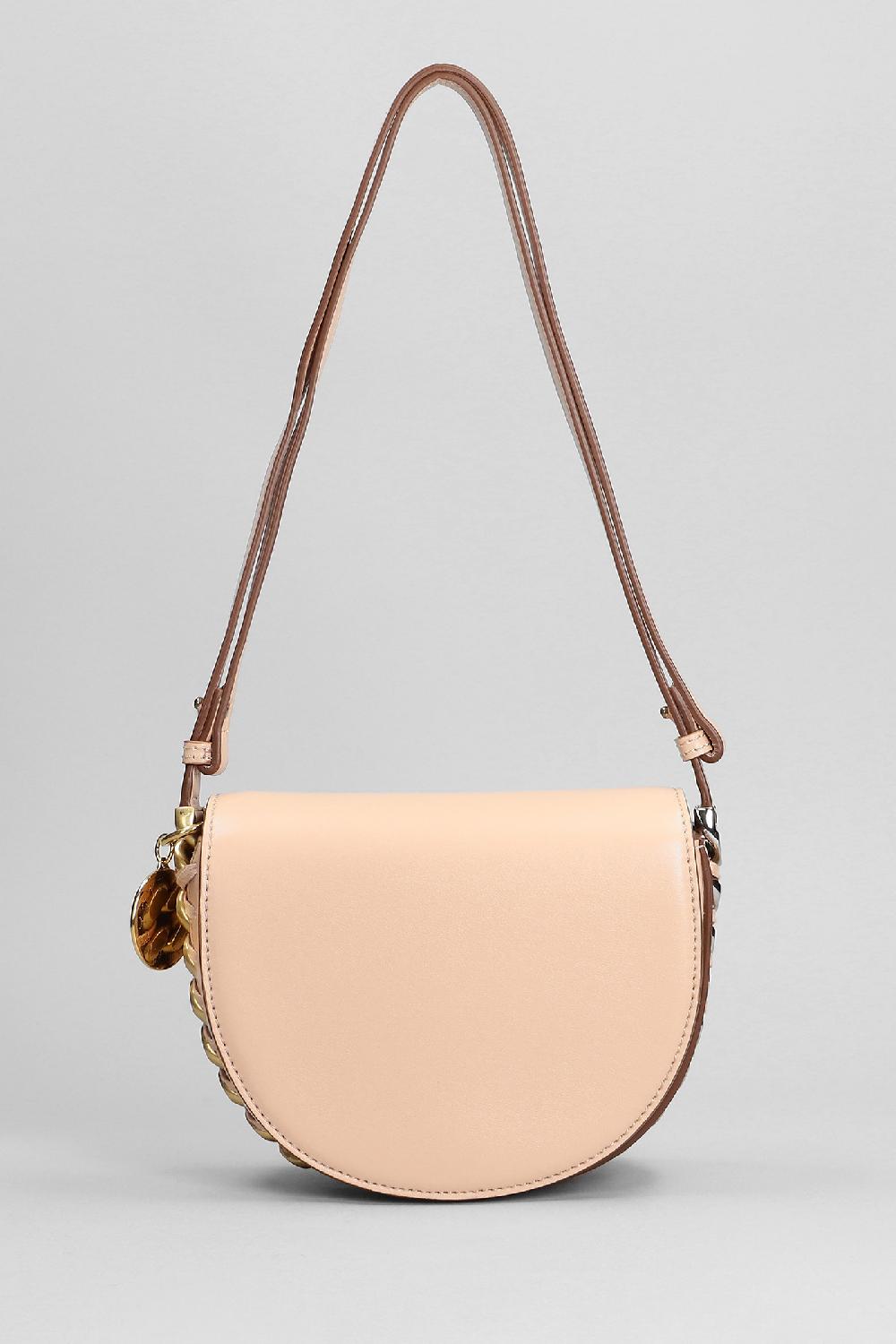 Deliberti Stella McCartney Borsa a spalla in ecopelle cipria cod. 351733 - Deliberti The Luxury Shopping