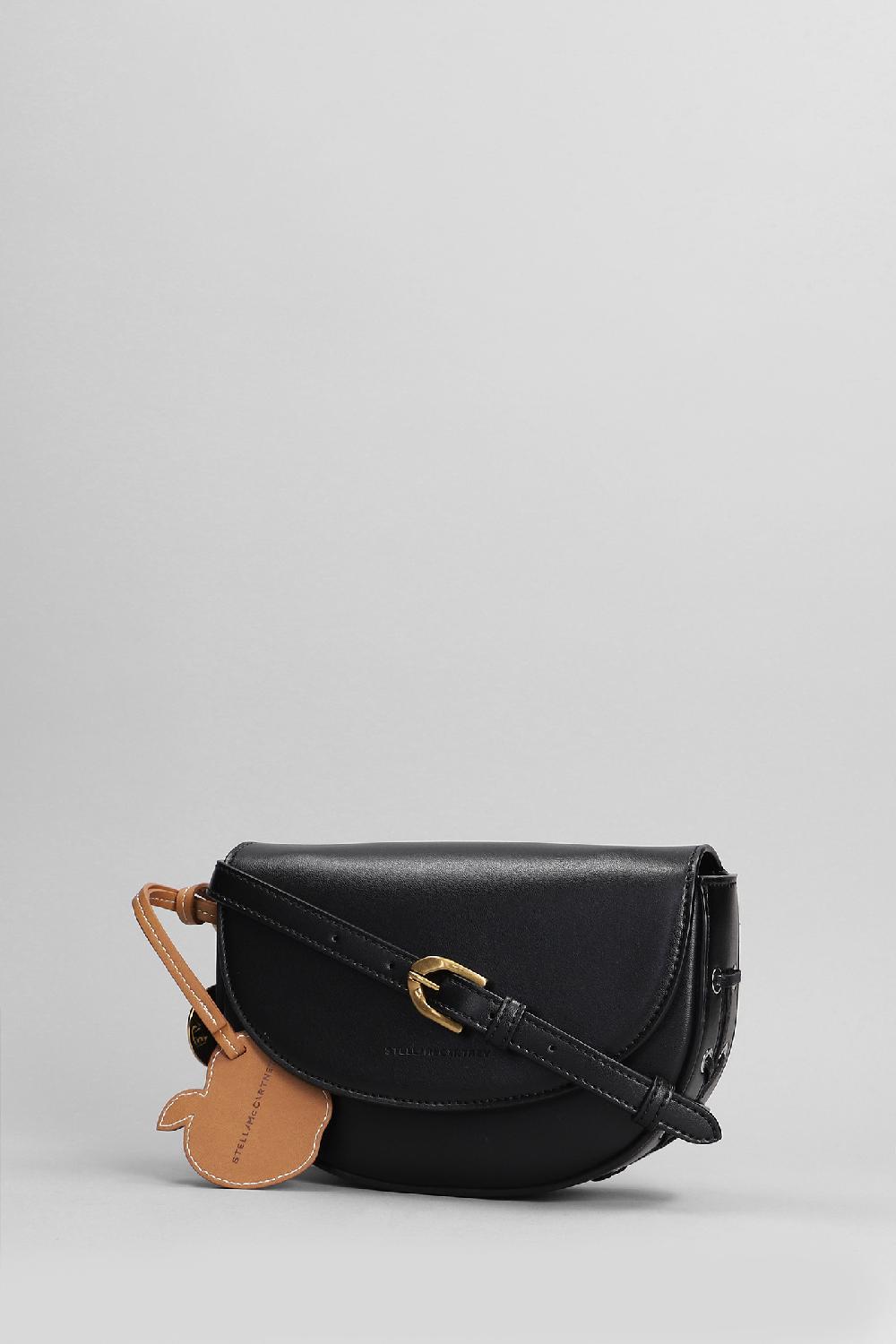 Deliberti Stella McCartney Borsa A Spalla In Poliammide Nera Cod. 399068 - Deliberti The Luxury Shopping