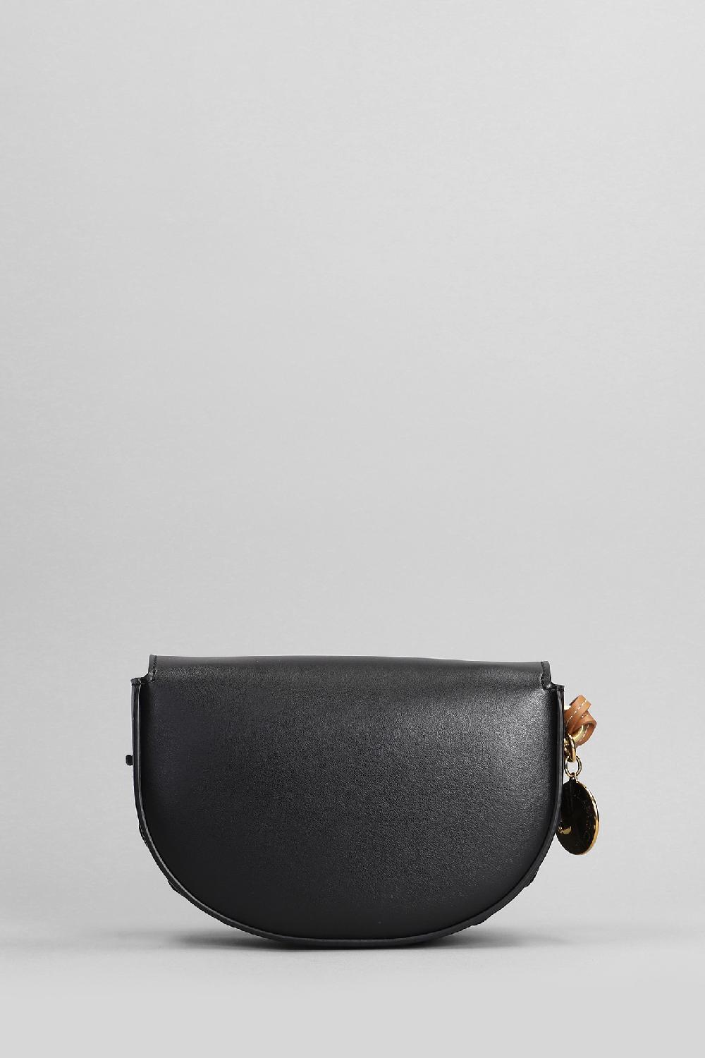 Deliberti Stella McCartney Borsa A Spalla In Poliammide Nera Cod. 399068 - Deliberti The Luxury Shopping