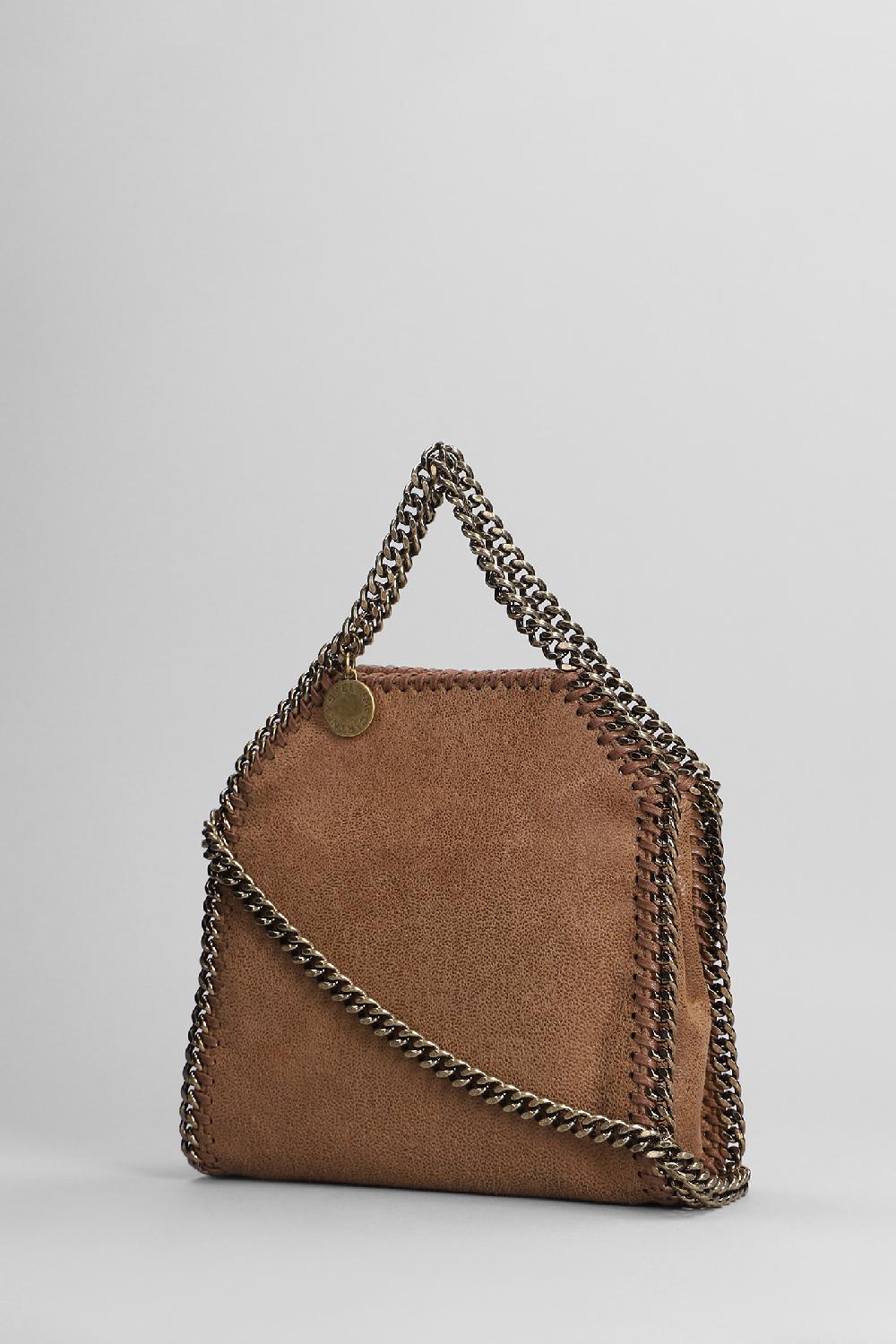 Deliberti Stella McCartney Borsa A Spalla In Poliestere Marrone Cod. 402472 - Deliberti The Luxury Shopping
