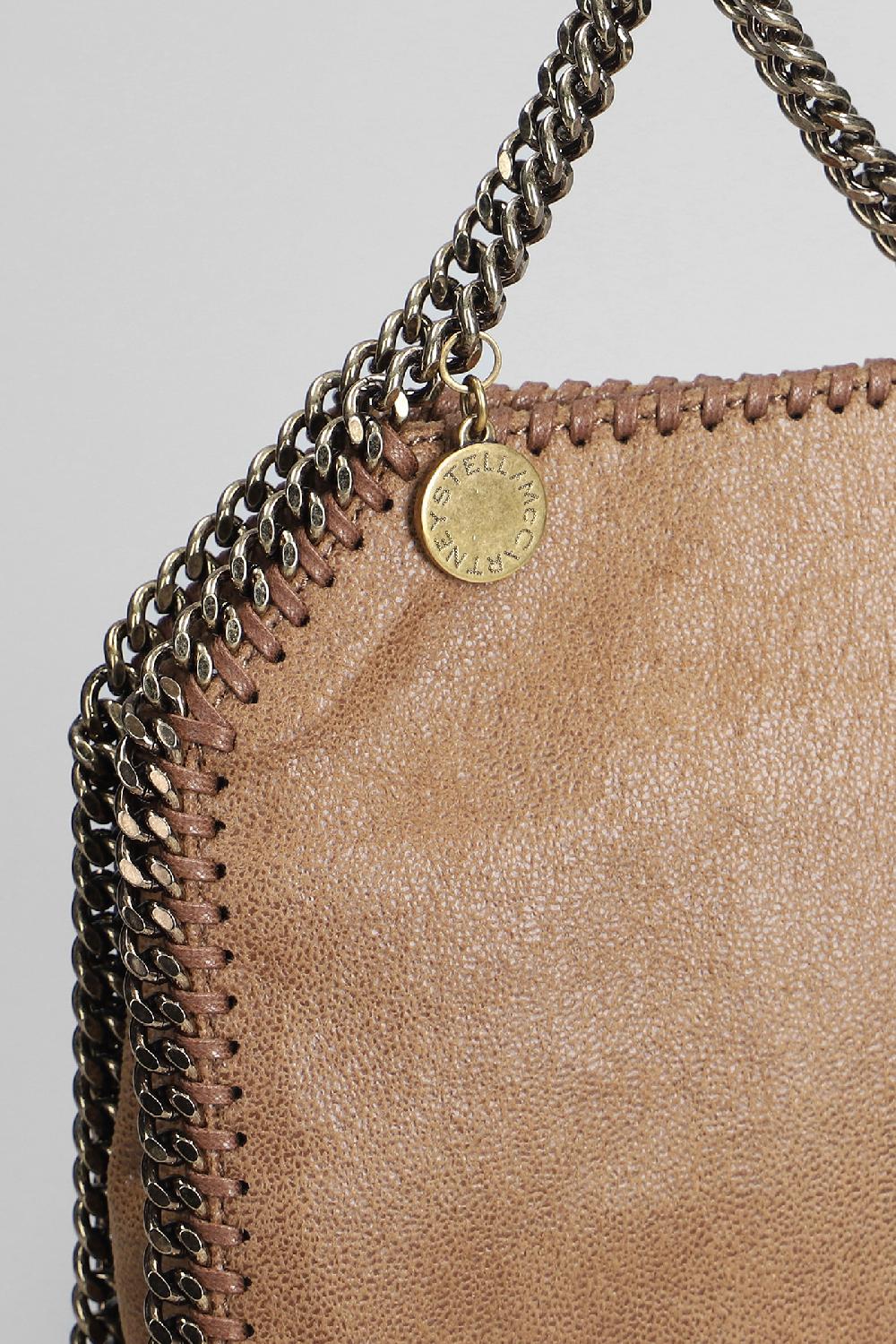 Deliberti Stella McCartney Borsa A Spalla In Poliestere Marrone Cod. 402472 - Deliberti The Luxury Shopping