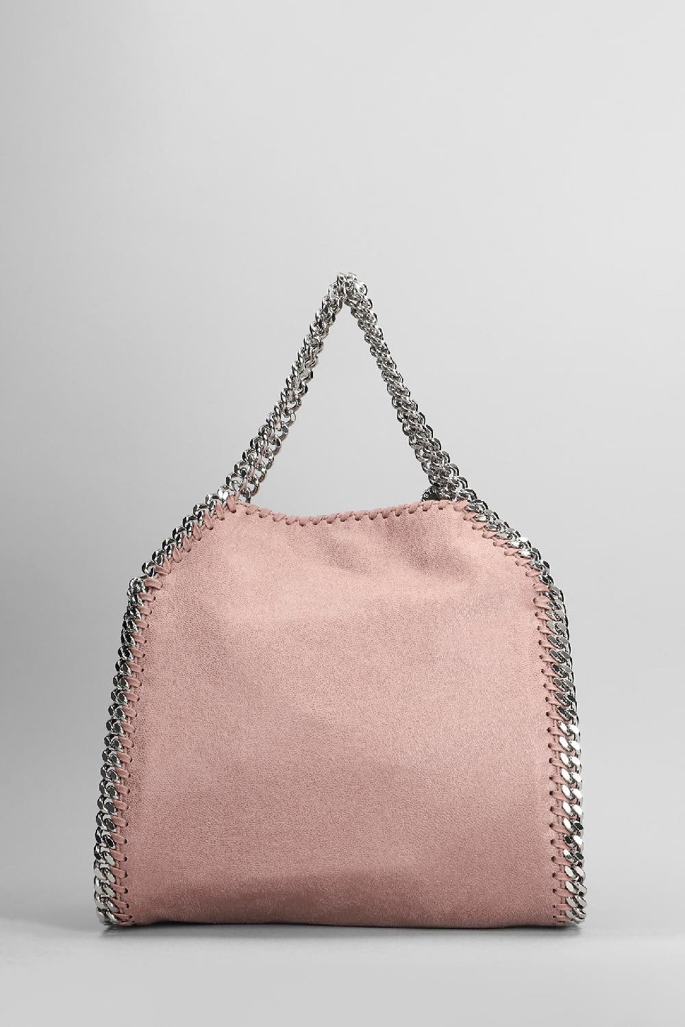 Deliberti Stella McCartney Borsa A Spalla Mini Falabella In Poliestere Rosa Cod. 398840 - Deliberti The Luxury Shopping