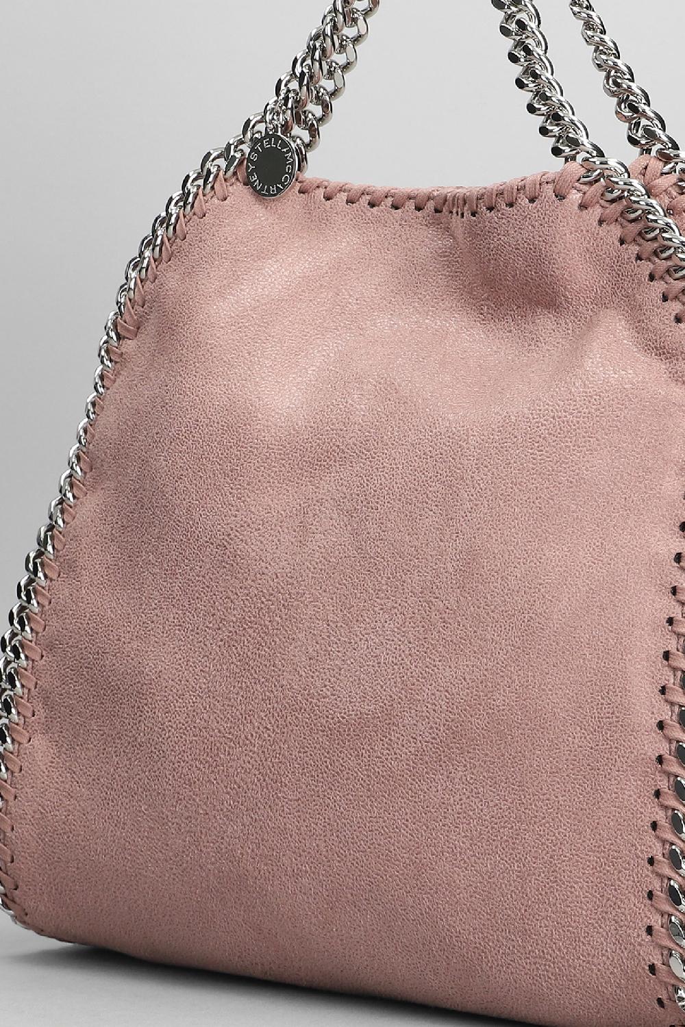 Deliberti Stella McCartney Borsa A Spalla Mini Falabella In Poliestere Rosa Cod. 398840 - Deliberti The Luxury Shopping