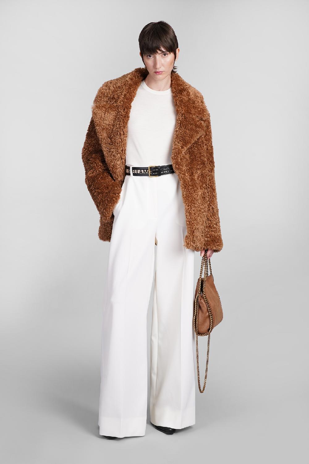 Deliberti Stella McCartney Cappotto In Cupro Marrone Cod. 401621 - Deliberti The Luxury Shopping