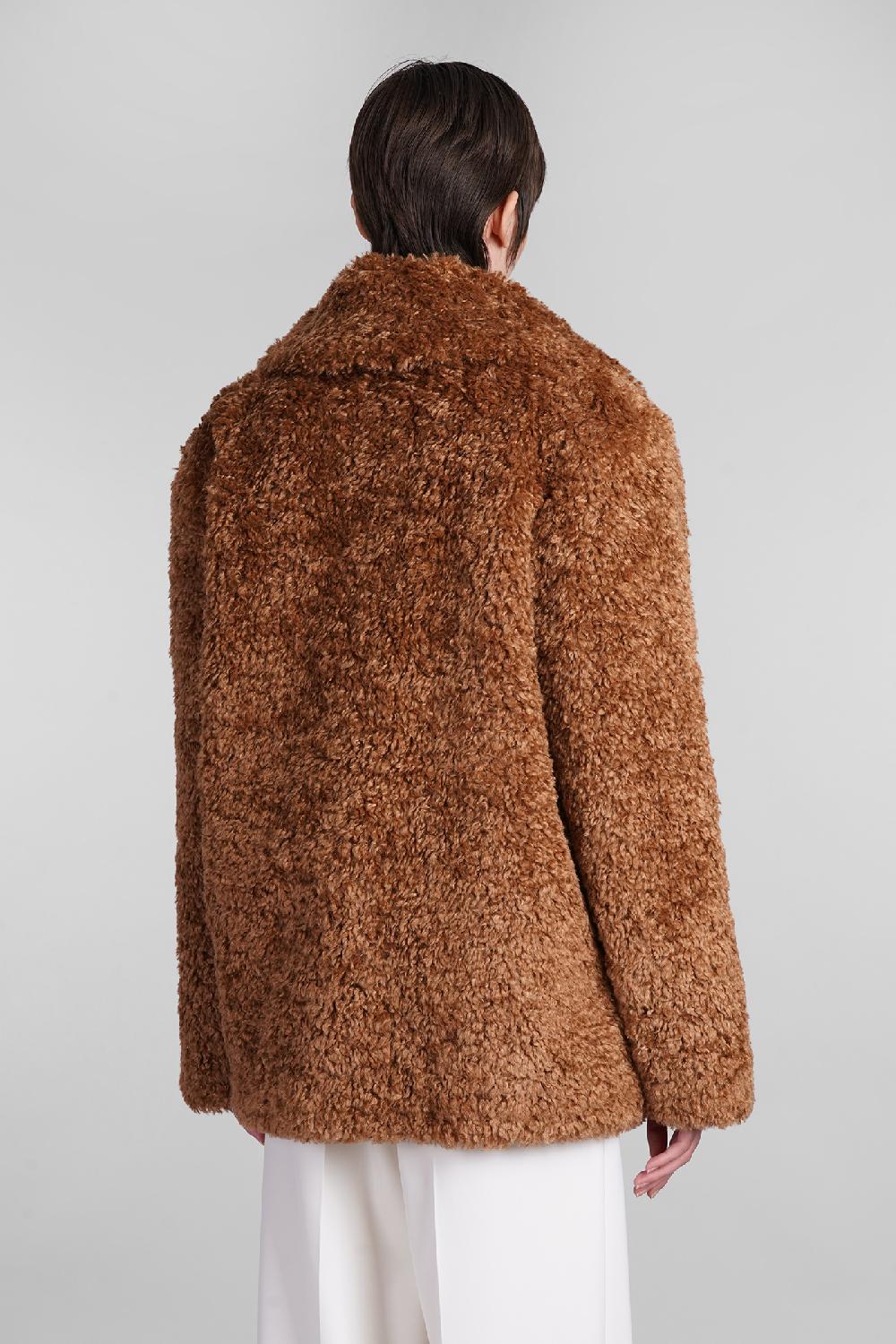 Deliberti Stella McCartney Cappotto In Cupro Marrone Cod. 401621 - Deliberti The Luxury Shopping