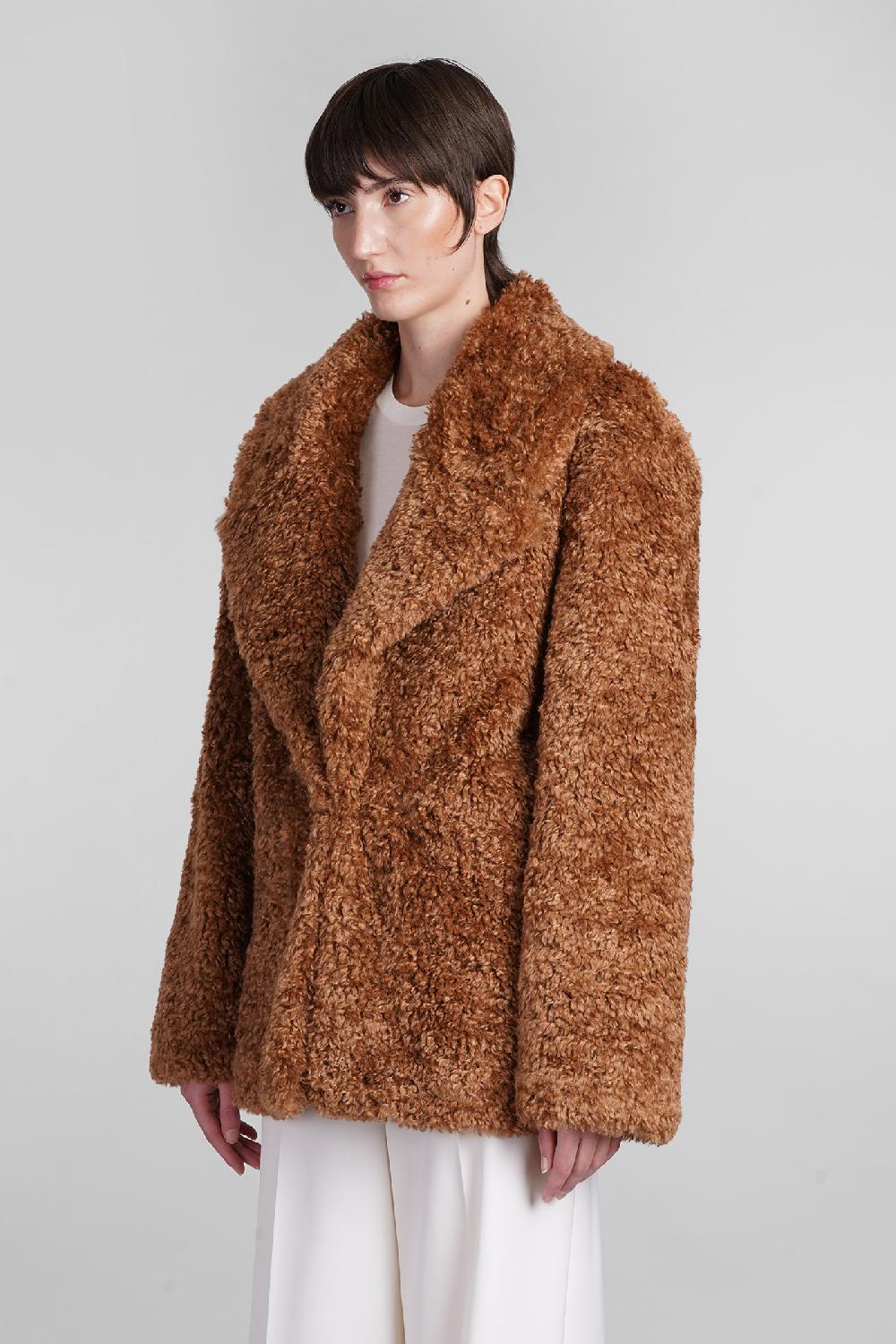 Deliberti Stella McCartney Cappotto In Cupro Marrone Cod. 401621 - Deliberti The Luxury Shopping