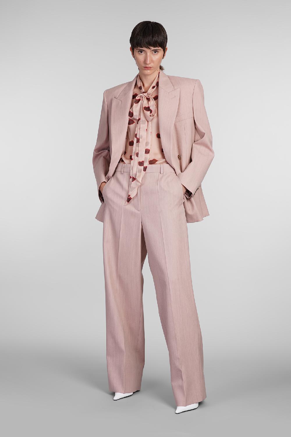 Deliberti Stella McCartney Pantalone In Lana Rosa Cod. 406978 - Deliberti The Luxury Shopping