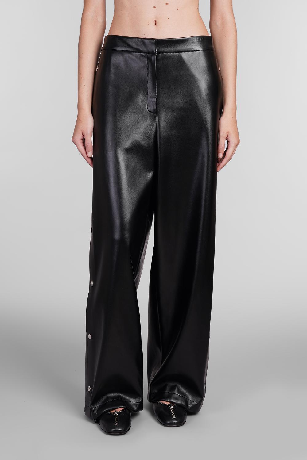 Deliberti Stella McCartney Pantalone in poliestere nero cod. 402920 - Deliberti The Luxury Shopping