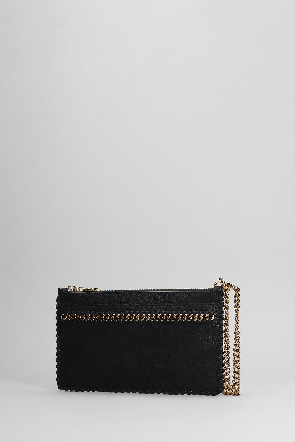 Deliberti Stella McCartney Pochette Falabella Clutch In Poliestere Nero Cod. 401625 - Deliberti The Luxury Shopping