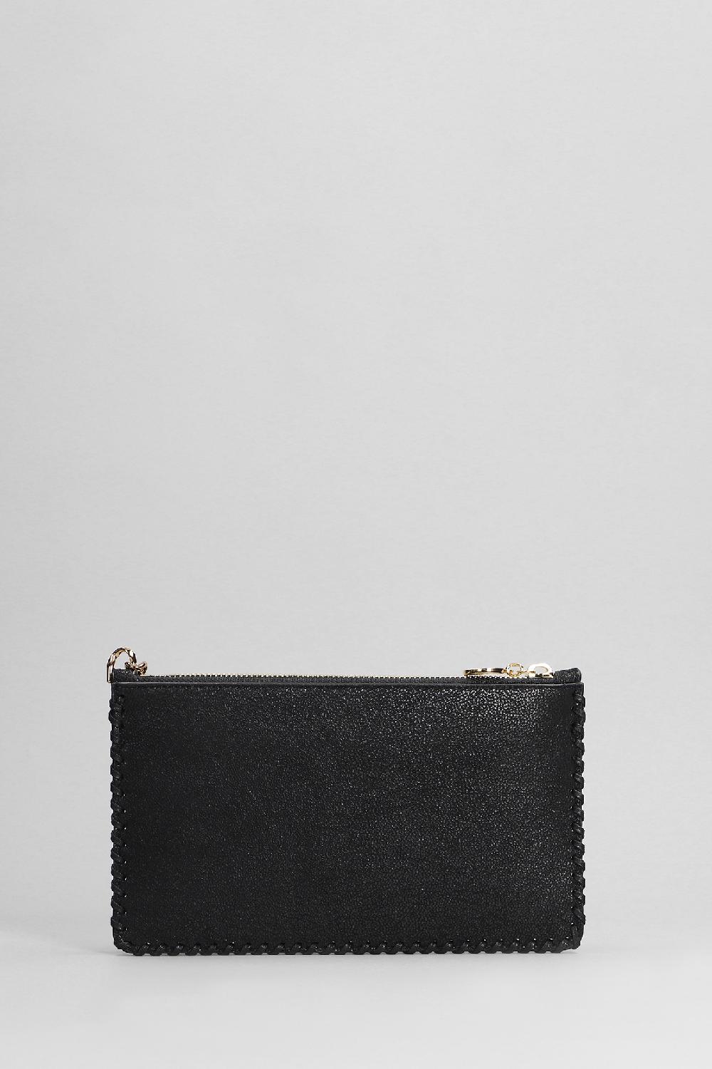 Deliberti Stella McCartney Pochette Falabella Clutch In Poliestere Nero Cod. 401625 - Deliberti The Luxury Shopping