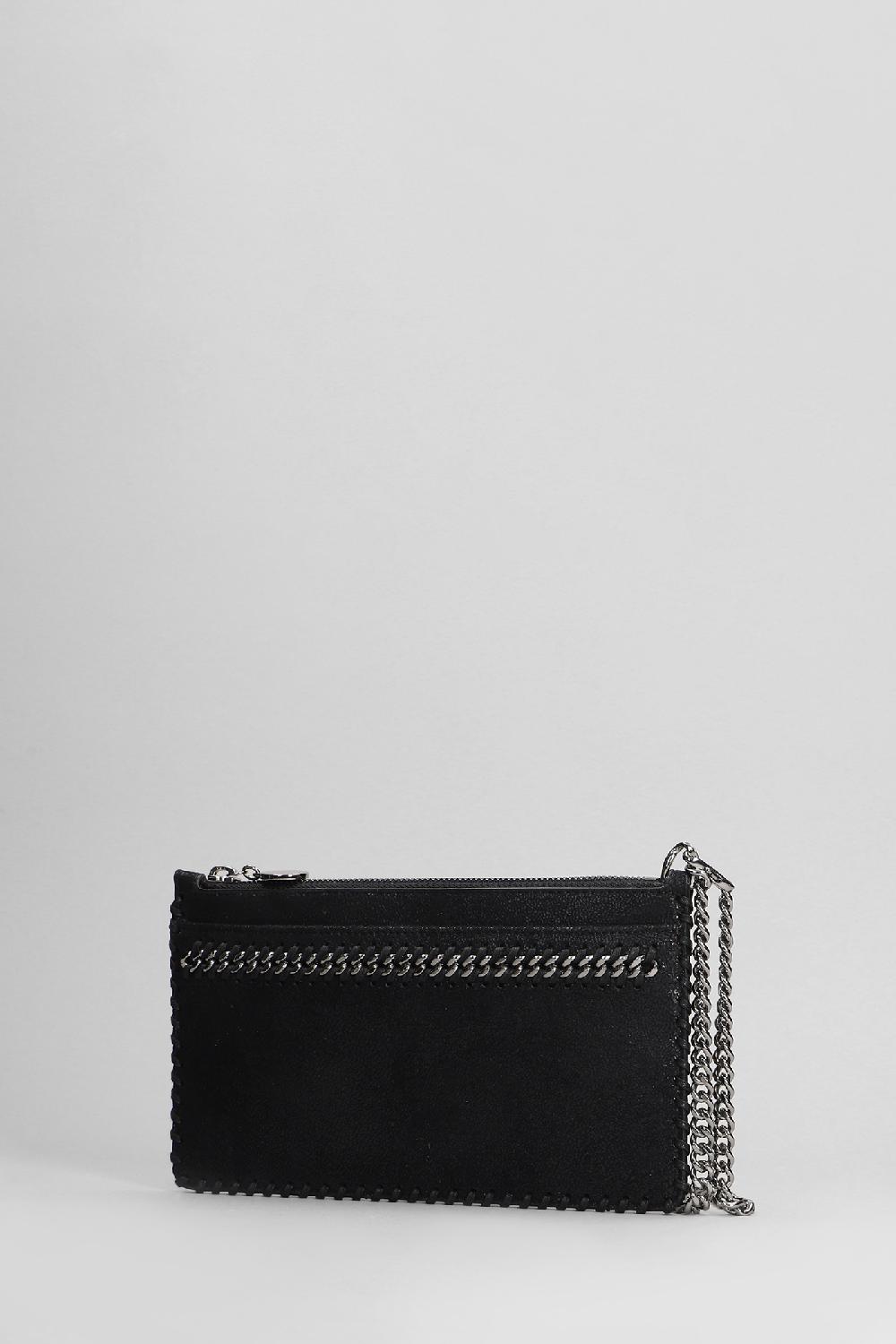 Deliberti Stella McCartney Pochette Falabella Clutch In Poliestere Nero Cod. 401629 - Deliberti The Luxury Shopping