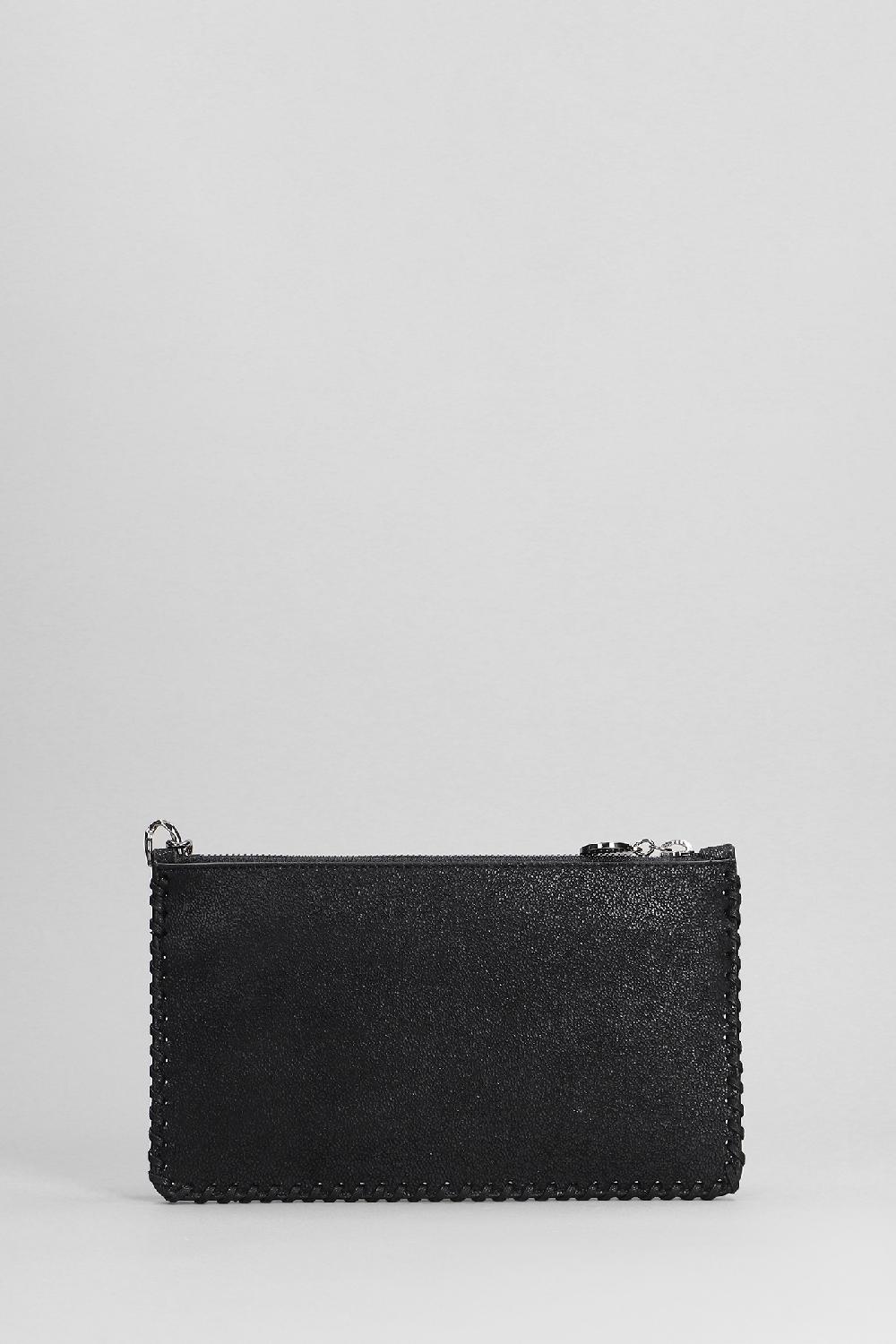 Deliberti Stella McCartney Pochette Falabella Clutch In Poliestere Nero Cod. 401629 - Deliberti The Luxury Shopping