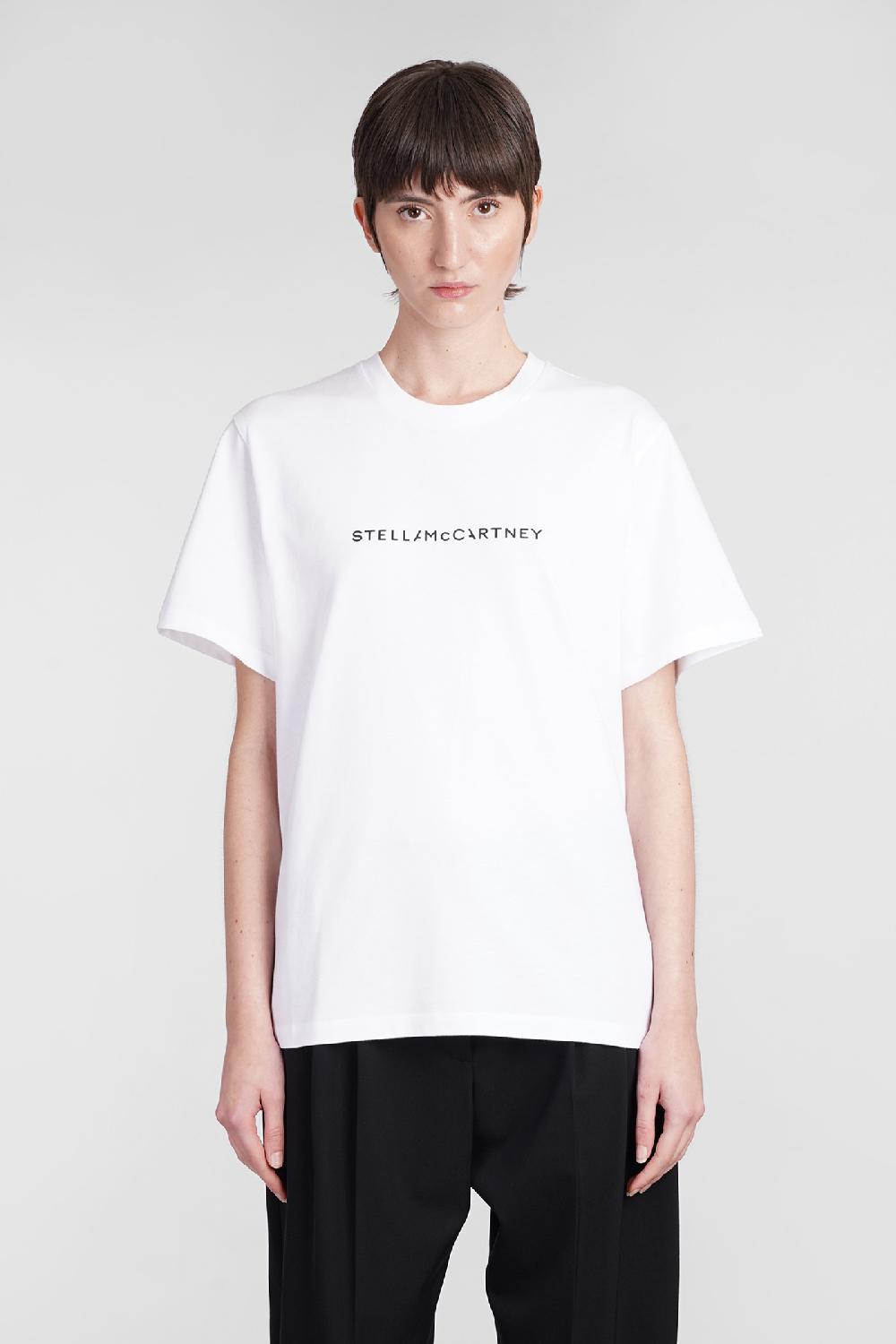 Deliberti Stella McCartney T-shirt in cotone bianco cod. 391577 - Deliberti The Luxury Shopping