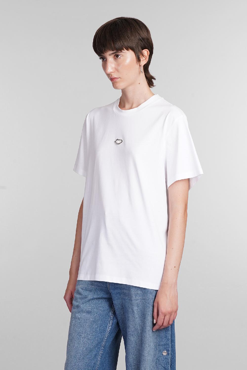 Deliberti Stella McCartney T-shirt In Cotone Bianco Cod. 402921 - Deliberti The Luxury Shopping