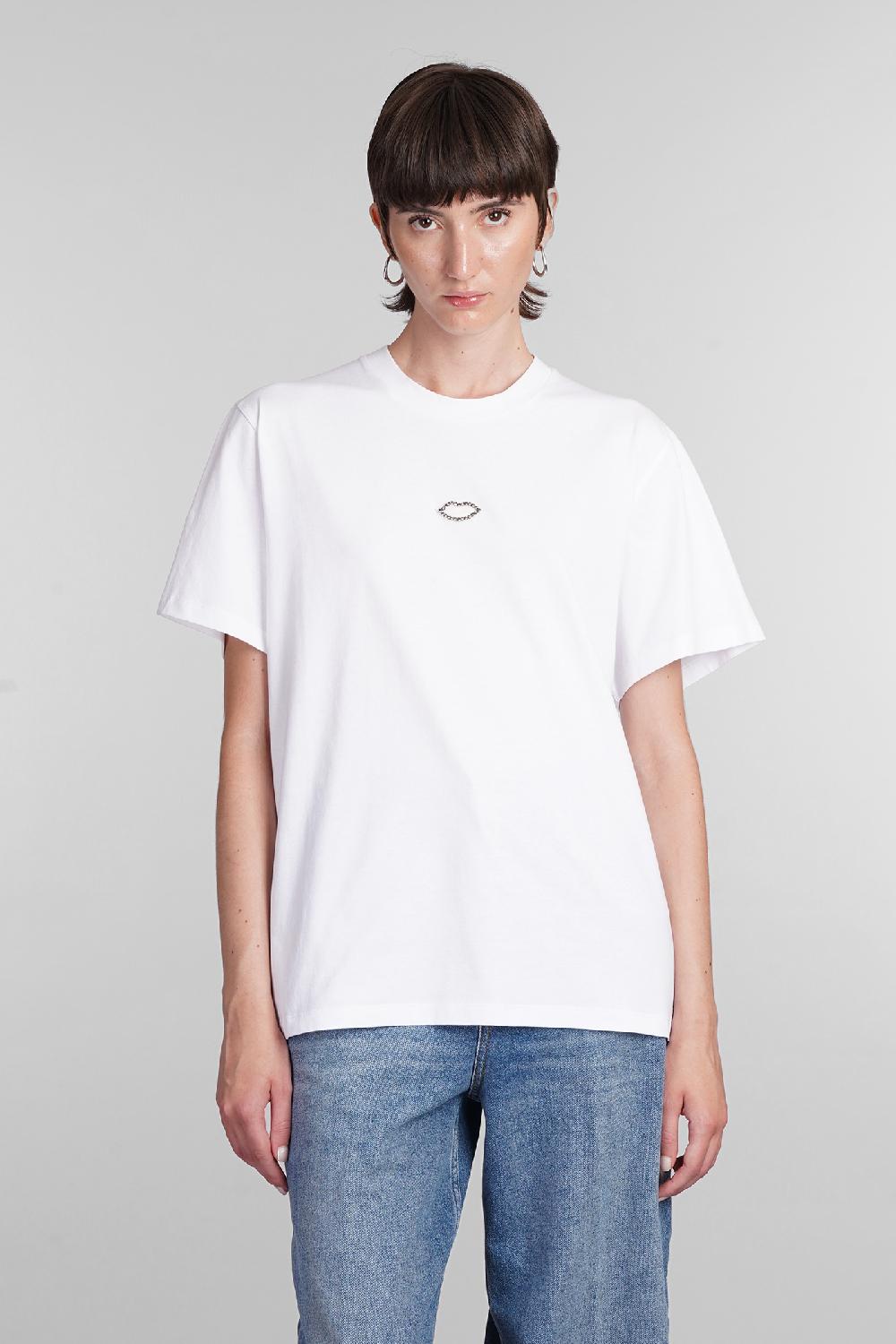 Deliberti Stella McCartney T-shirt in cotone bianco cod. 402921 - Deliberti The Luxury Shopping