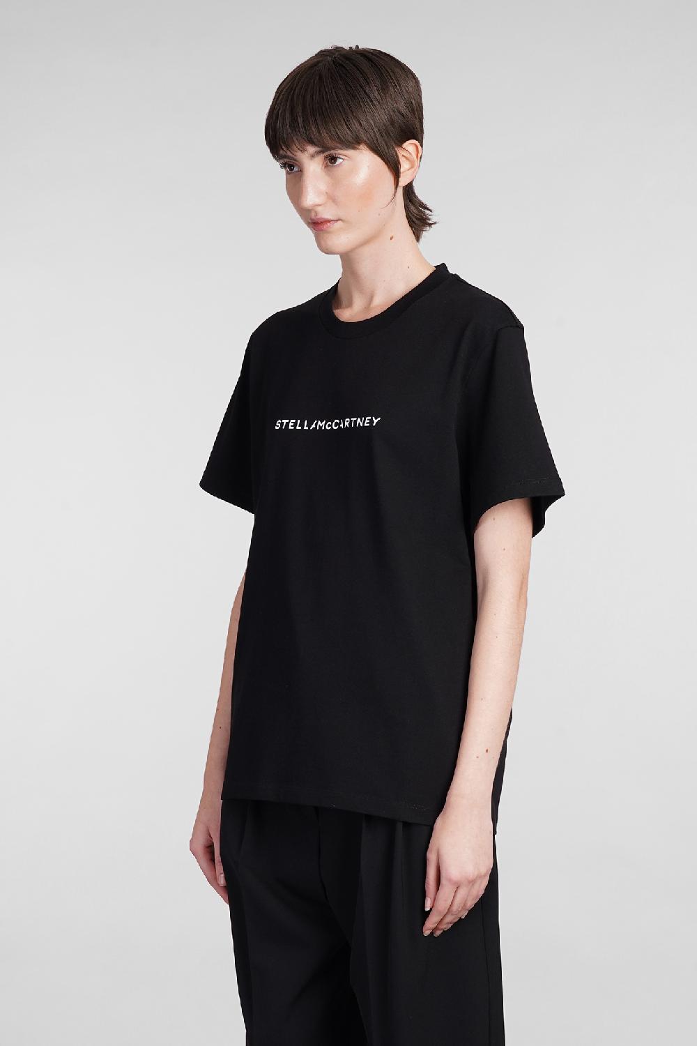 Deliberti Stella McCartney T-shirt In Cotone Nero Cod. 391576 - Deliberti The Luxury Shopping