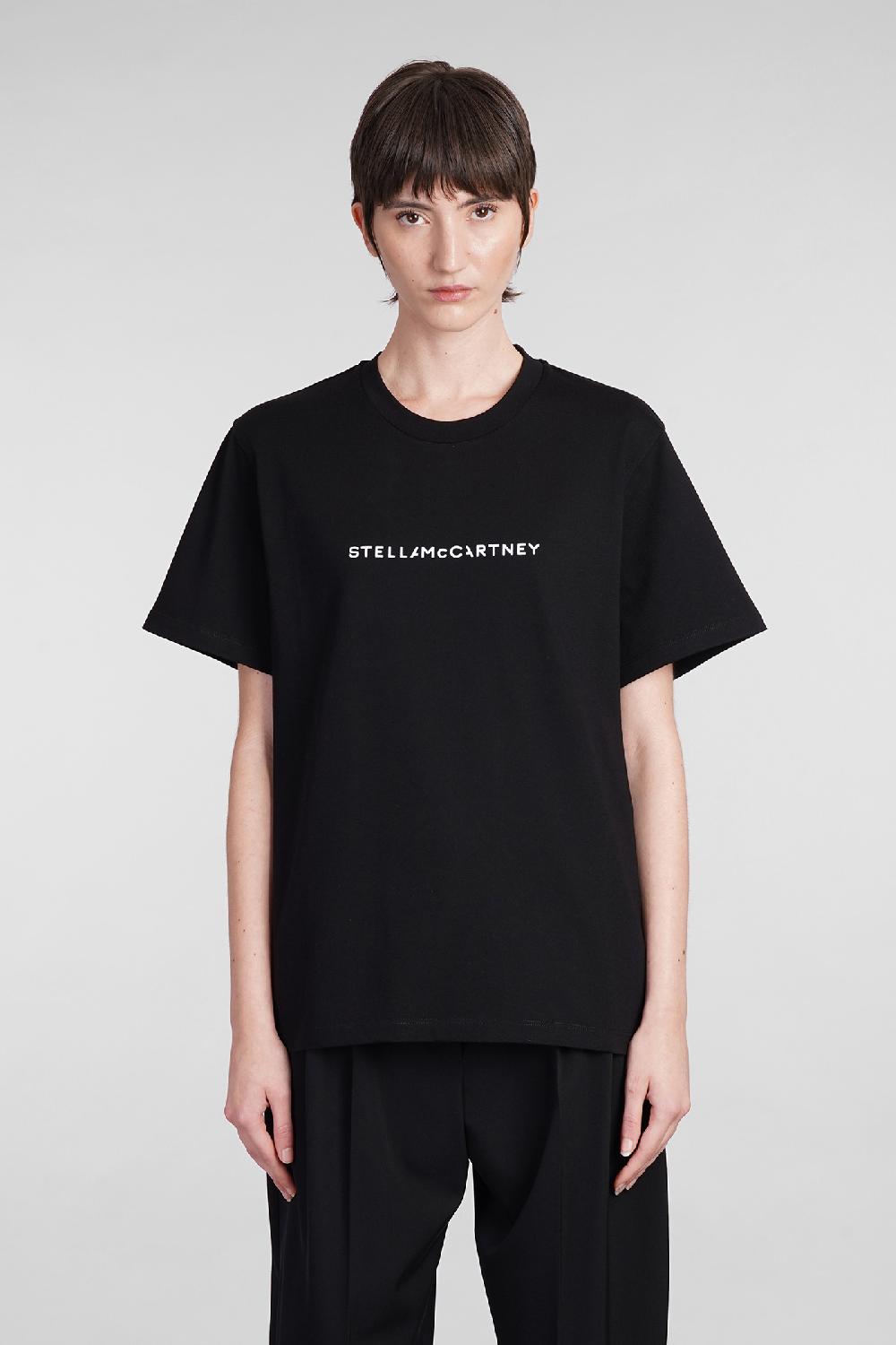 Deliberti Stella McCartney T-shirt In Cotone Nero Cod. 391576 - Deliberti The Luxury Shopping