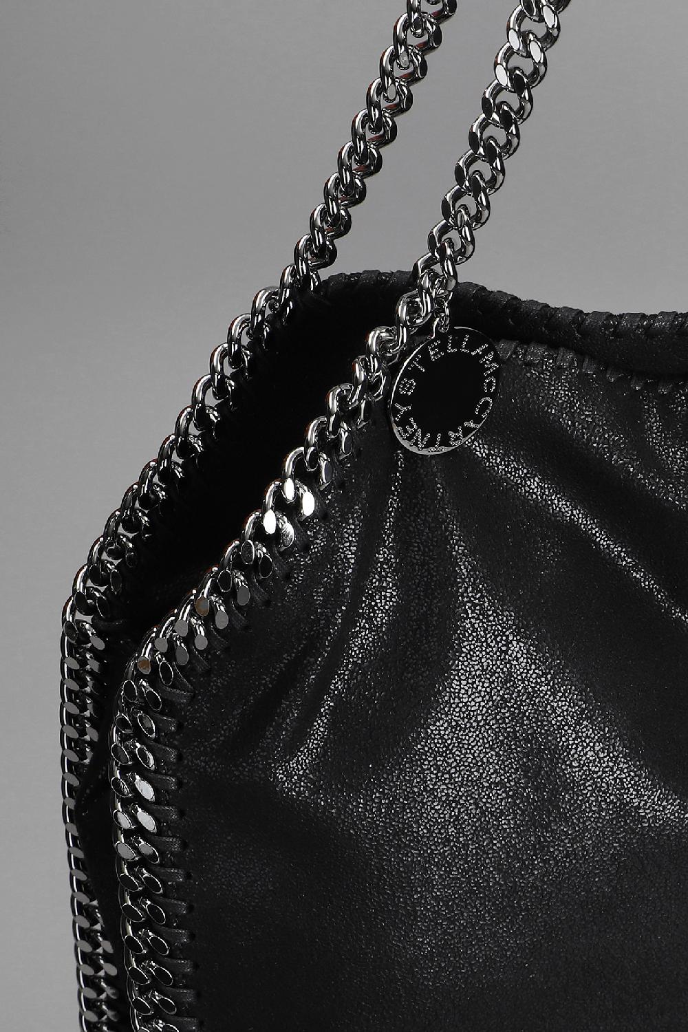 Deliberti Stella McCartney Tote Falabella In Ecopelle Nera Cod. 309258 - Deliberti The Luxury Shopping