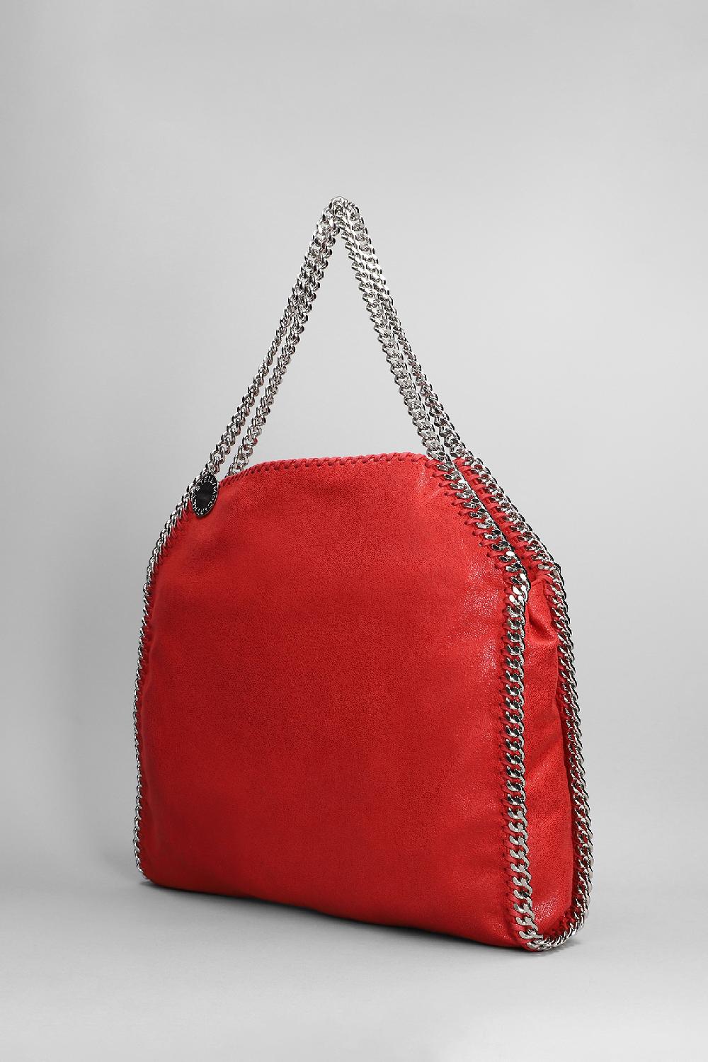Deliberti Stella McCartney Tote Falabella In Poliestere Rosso Cod. 372520 - Deliberti The Luxury Shopping